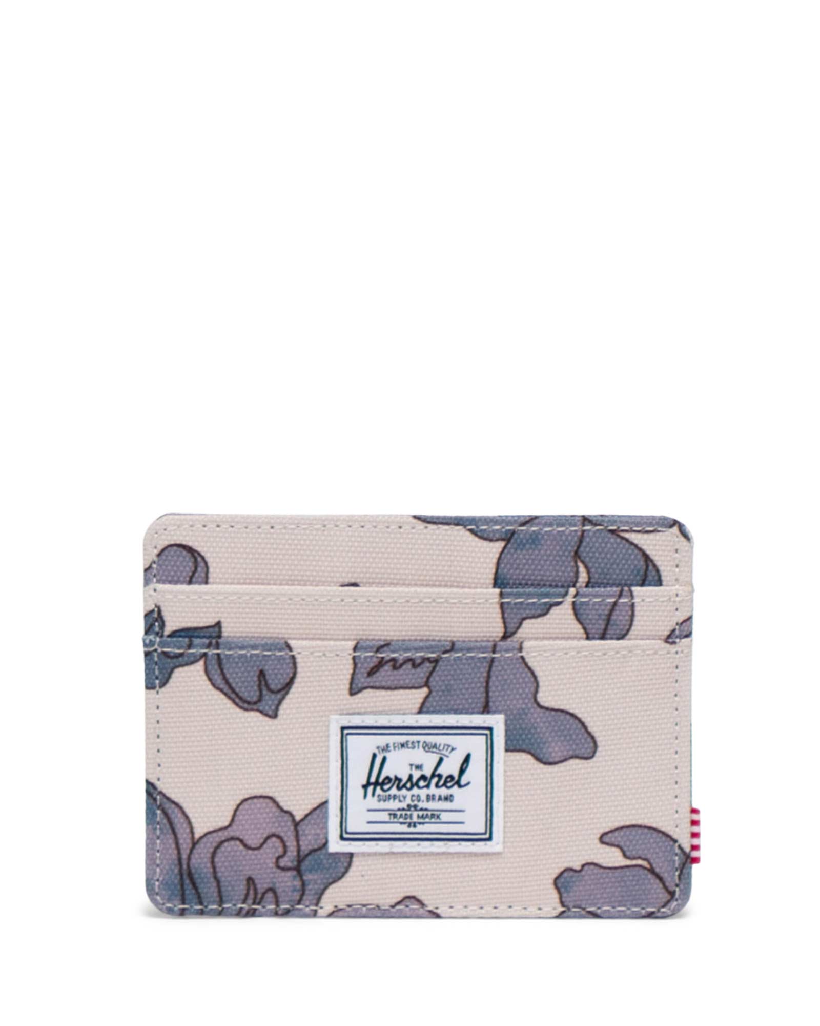 Charlie Cardholder Wallet Moonbeam Floral Waves Herschel Supply Co.