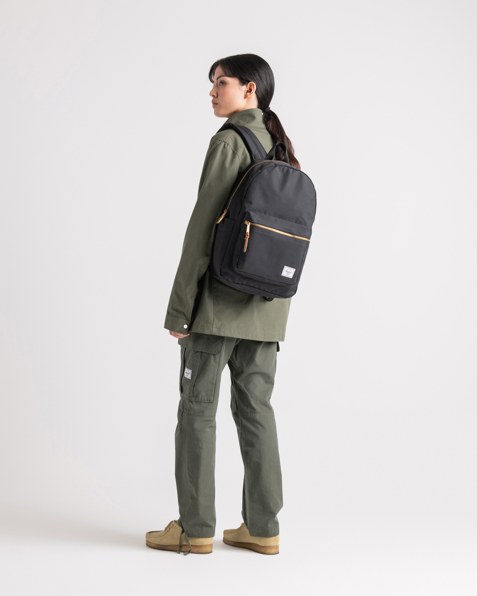 Settlement Backpack Light Grey Crosshatch Herschel Supply