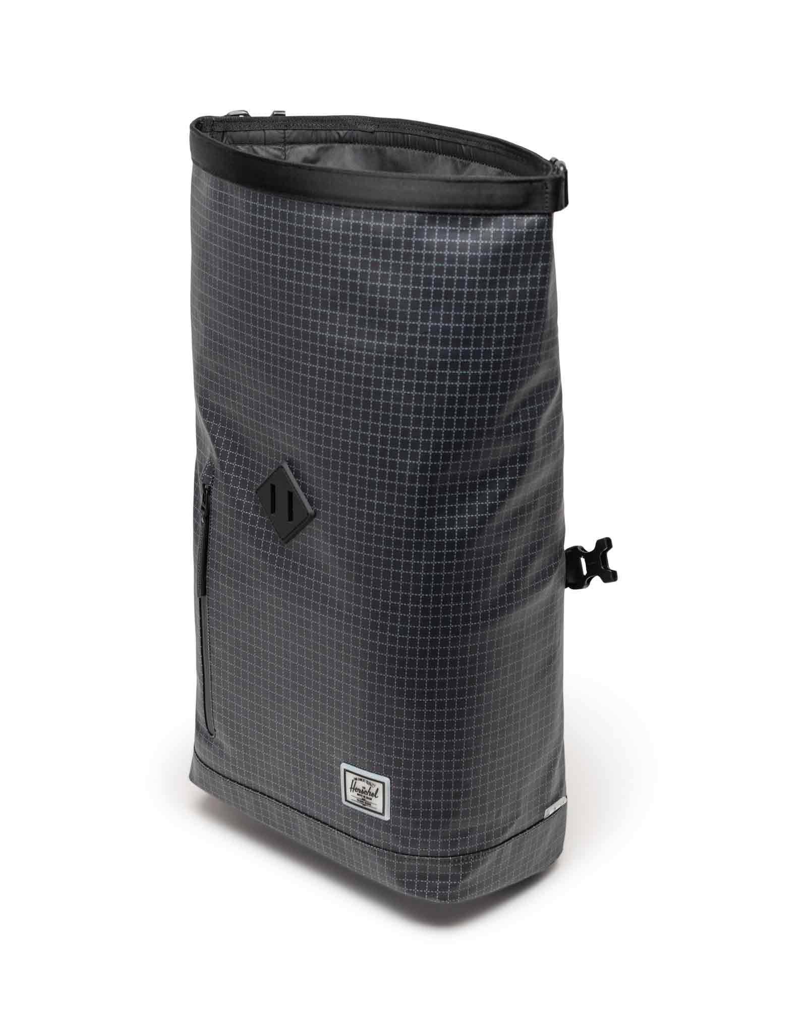 Roll Top Backpack Grid Black Herschel Supply